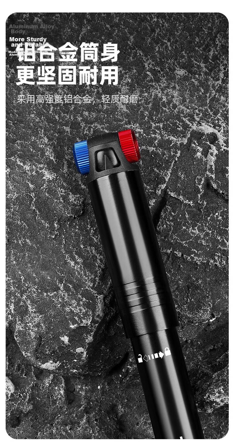 Ousen Portable Mini Bicycle Pump Road Mountain Bike Emergency Cycling Inflator Pump 25