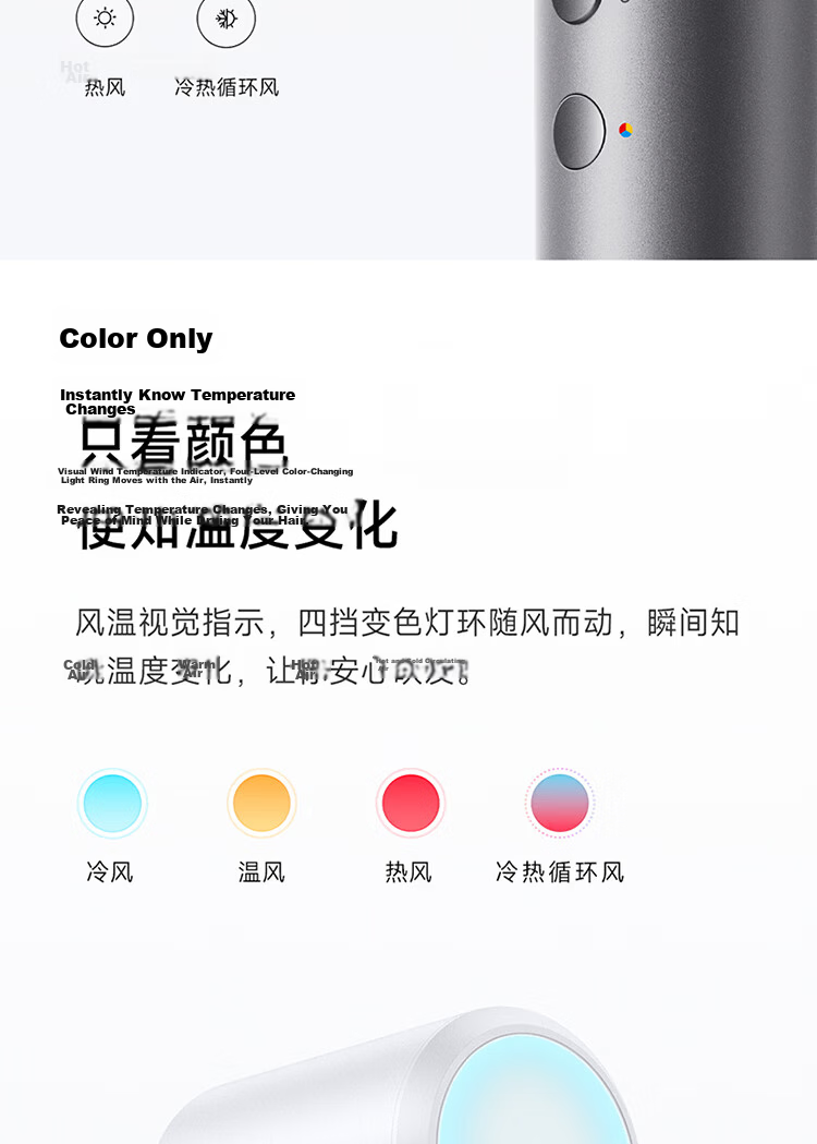 Mijia [Mid-Autumn Festival Gift] High-Speed Hair Dryer H501, Xiaomi Hair Dryer for Home Use, Intelligent Temperature Control, Quick-Drying, Constant Temperature, Negative Ion Hair Dryer, Hair Protection, Student Dormitory, Chuching Purple 20