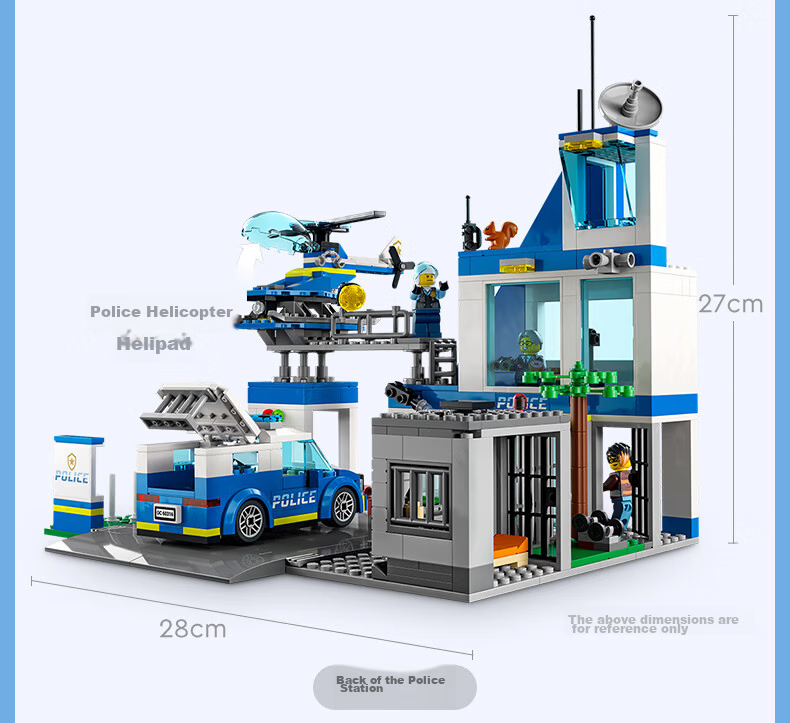 LEGO City Building Blocks 60316 Modern Police Station Kids Boys Girls Toy Birthday Gift 8