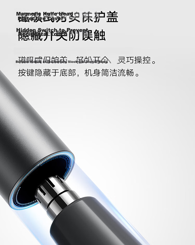 Mijia [2026 New] Xiaomi Electric Nose Hair Trimmer Pro Portable Rechargeable Ear and Nose Hair Groomer Waterproof Nose Cleaner Gift for Boyfriend Qixi Festival 5