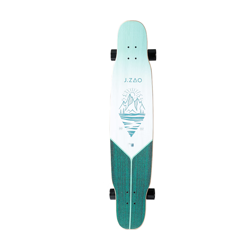 JD Longboard Skateboard Adult Professional Skateboard Unisex Street Cruiser Beginner Commuter Dance Board