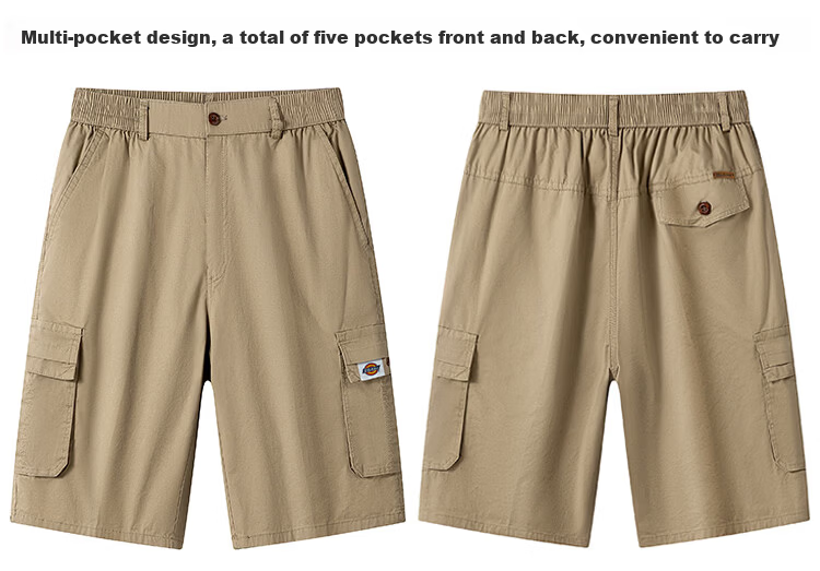 Dickies Men's Cotton Five-Point Shorts Summer New Beach Pants American Trendy Casual Workwear Shorts 20
