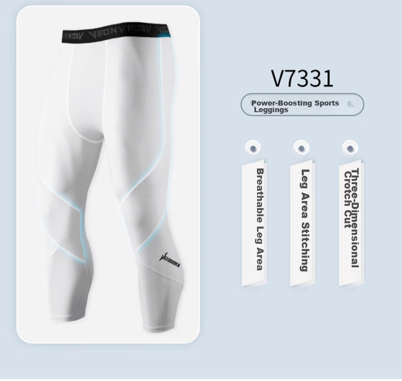 VEIDOORN Basketball Compression Shorts Lightning Series Black 5-Inch L 9