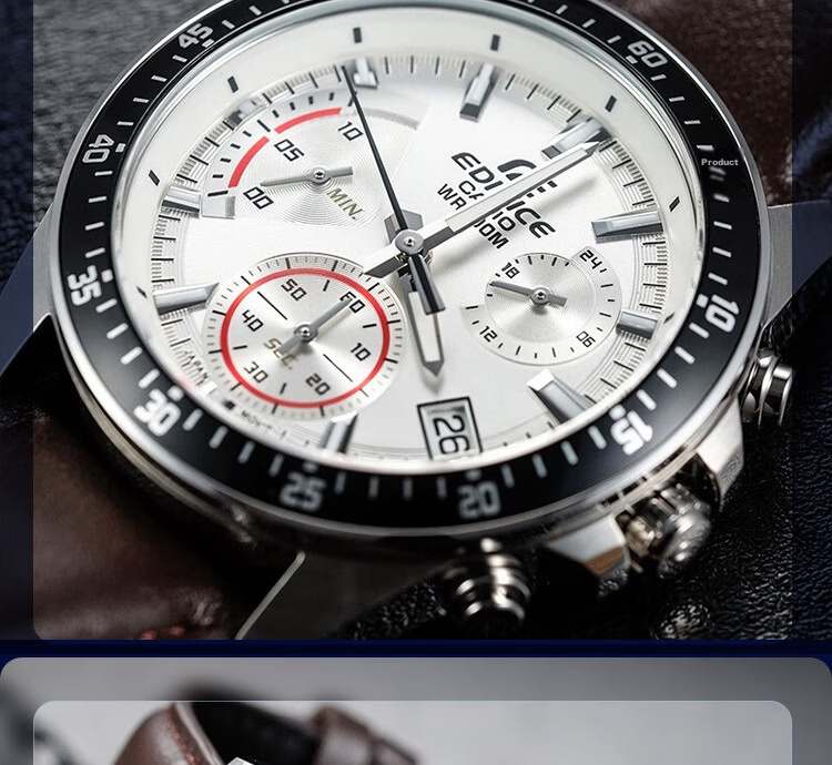 CASIO EDIFICE Men's Fashion Business Student Quartz Watch EFV-540D-1A 10