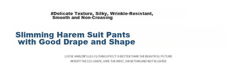 LangSha Haren Suit Pants for Women, Spring And Summer Lightweight, Draping High-End Nine-Point Wide-Leg Pants, Straight-Leg Haren Trousers for Wome 6