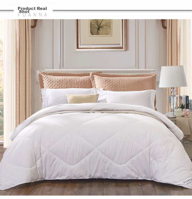 FUANNA Class A Australian Wool Comforter, 100% Pure Wool Duvet, All-Season Double Bed Quilt, Approximately 5.6 Jin (2.8 Kg), 203*229cm 11