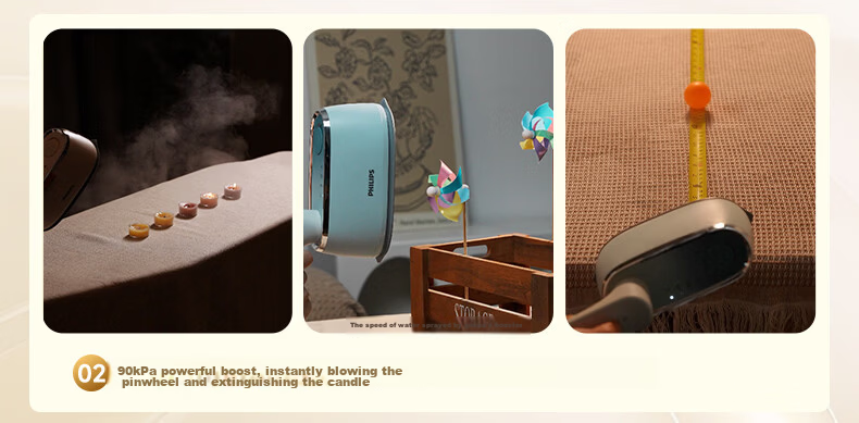 PHILIPS Handheld Compact Iron And Garment Steamer for Home Use, Portable Travel Ironing Machine, Gift, STH3050/30 21