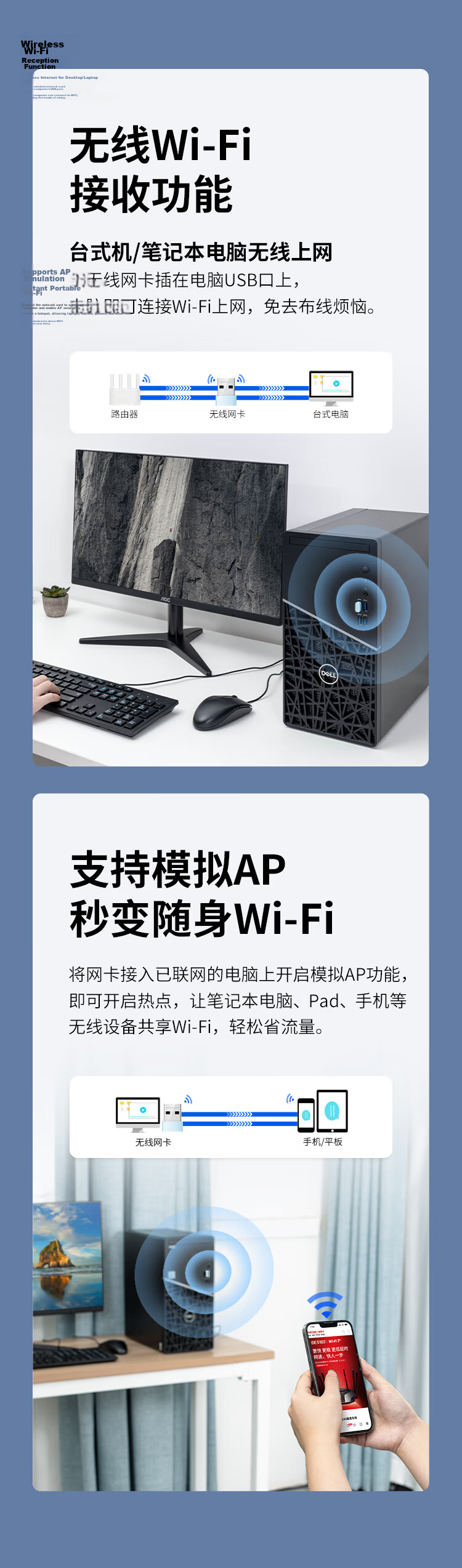 MERCURY PCIe Wireless Network Card for Desktop Computer, WiFi 6 Receiver for Desktop-Specific Built-In AX900 5G Dual-Band 900M Network Card, Bluetooth 5.4 Two-In PX9H 4