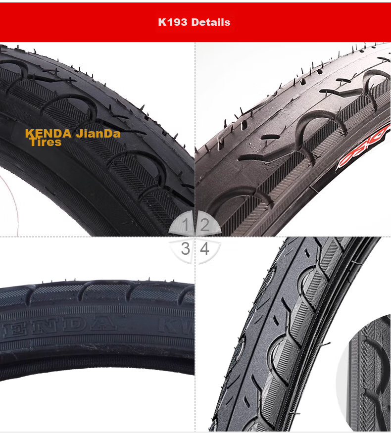 KENDA K193 Bicycle Inner And Outer Tube, 26X1.5 Butyl Rubber, Beautiful Mouth, Wear-Resistant, Pressure-Resistant Tire Inner And Outer Tube 6