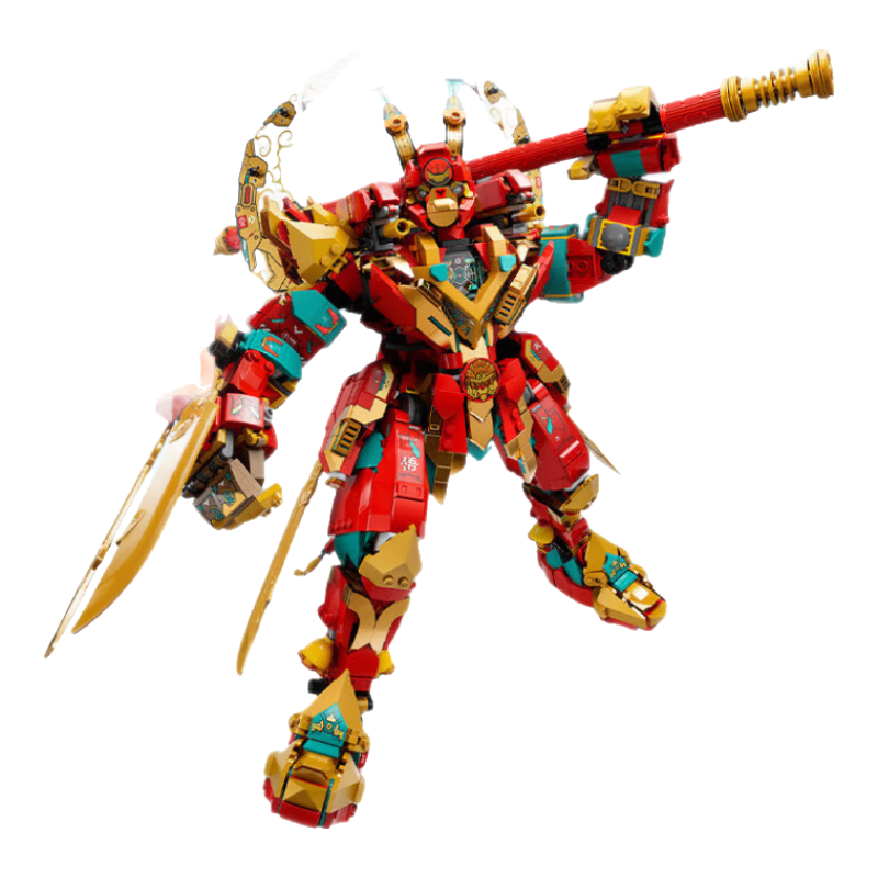 LEGO Building Blocks Wukong Little Hero 80045 Monkey King Transforming Mecha Kids Toy Birthday Gift for Boys and Girls