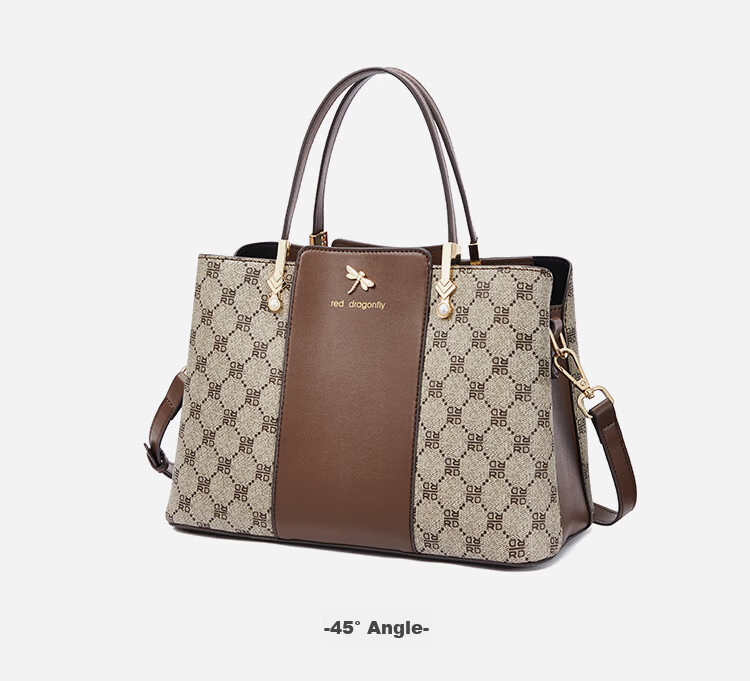 RED DRAGONFLY 2026 New Women's Handbag, Shoulder Crossbody Bag for Mom, Tote Bag with Handle, Birthday Gift for Mom 15
