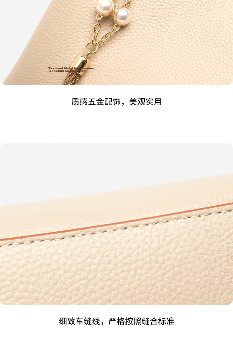 Zhur [Yang Zishan Same Style] 2026 New Leather Handbag for Women Birthday Gift for Wife 15