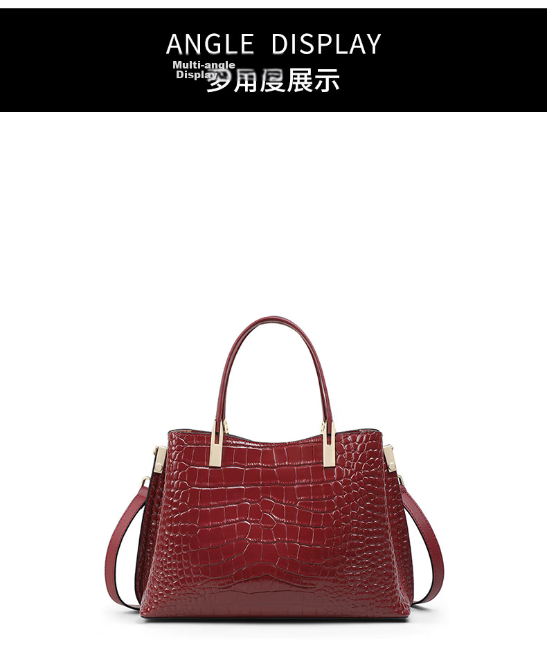 C.BANNER Genuine Leather Women's Handbag Crossbody Large Capacity Tote Bridal Wedding Bag Birthday Gift Premium Feel for Girlfriend Wife 9