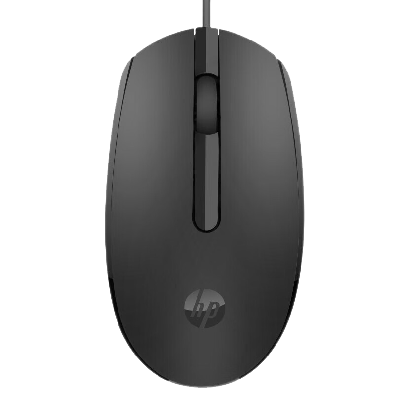 HP M10 Wired Mouse USB Plug and Play Ergonomic Wired Mouse Black for Business Office Unisex