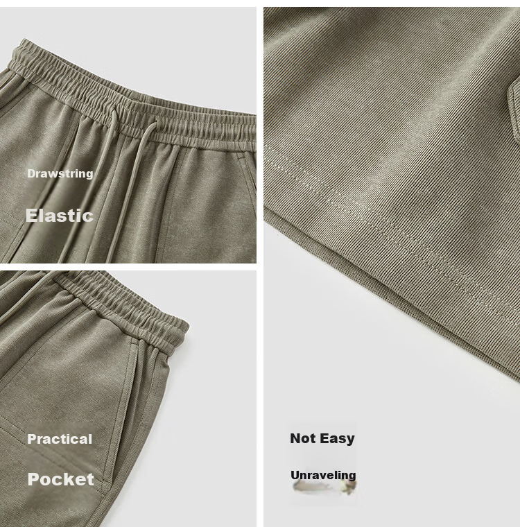 Semir Women's Casual Summer Elastic Waist Loose Knit Straight-Leg Sports Shorts Ins Trend 101325125001 9
