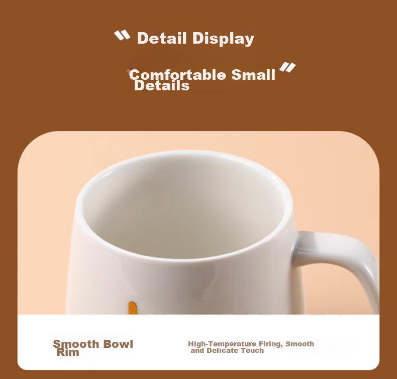 Sidomi 55°C Temperature-Controlled Ceramic Mug Smart Practical Teacher's Day Gift for Wife Girlfriend Teacher 17