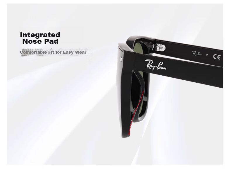 Ray-Ban Square Sunglasses Outdoor UV Protection Polarized Shades 0RB4391D 10