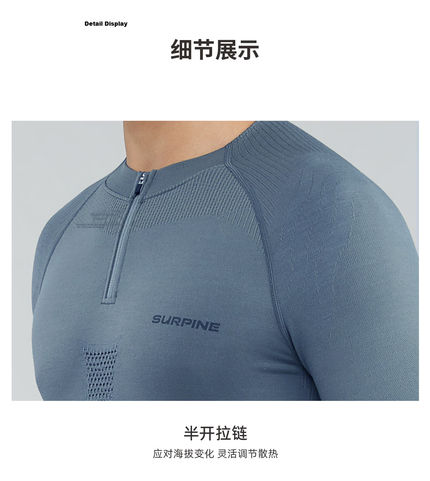 SURPINE Lingfeng Series Merino Wool Quick-Dry Sweat-Wicking Thermal Men's Outdoor Hiking Shirt Machine Washable 11