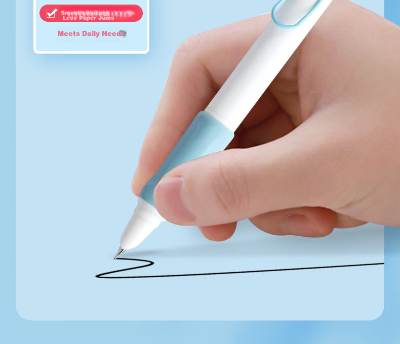 HERO P320 Fountain Pen, Xingqi Cang Ergonomic Push-Button Fountain Pen for Third Grade Elementary School Students' Handwriting Practice, Iridium Nib, Starlight Blue, EF Extra Fine Nib 7