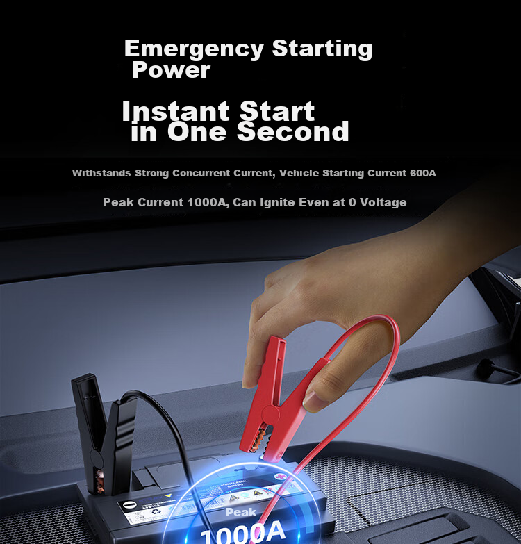 Wocheng Car Emergency Jump Starter Power Supply with Integrated Air Pump, Battery Charger, Inflator, Vehicle S03 17