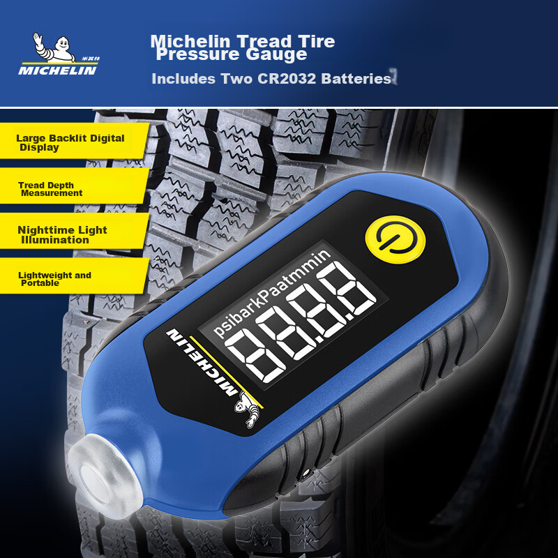 MICHELIN Car Tire Pressure Gauge LCD Digital Tire Pressure Monitor M2209