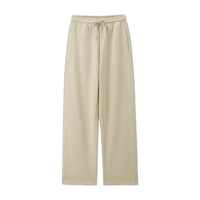 Giordano Women's Drawstring Sweatpants Autumn Winter New Loose Fit Double-Sided Fabric Elastic Waist Casual Pants 05415867