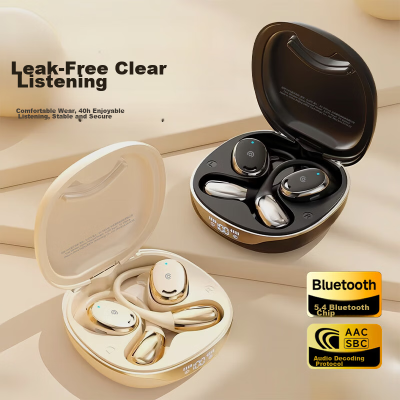 Aigo Bluetooth Bone Conduction Open-Ear Wireless Earphones SJ275 Black