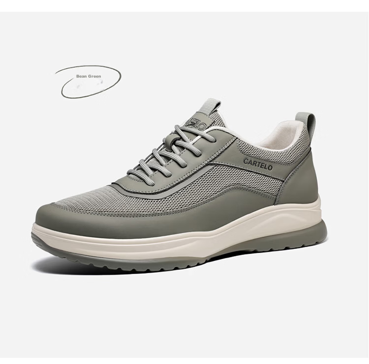 CARTELO Genuine Leather Men's Shoes, 2026 Autumn New Business Casual Sports Soft-Soled Versatile Hiking Travel Commuting Dad Shoes 25