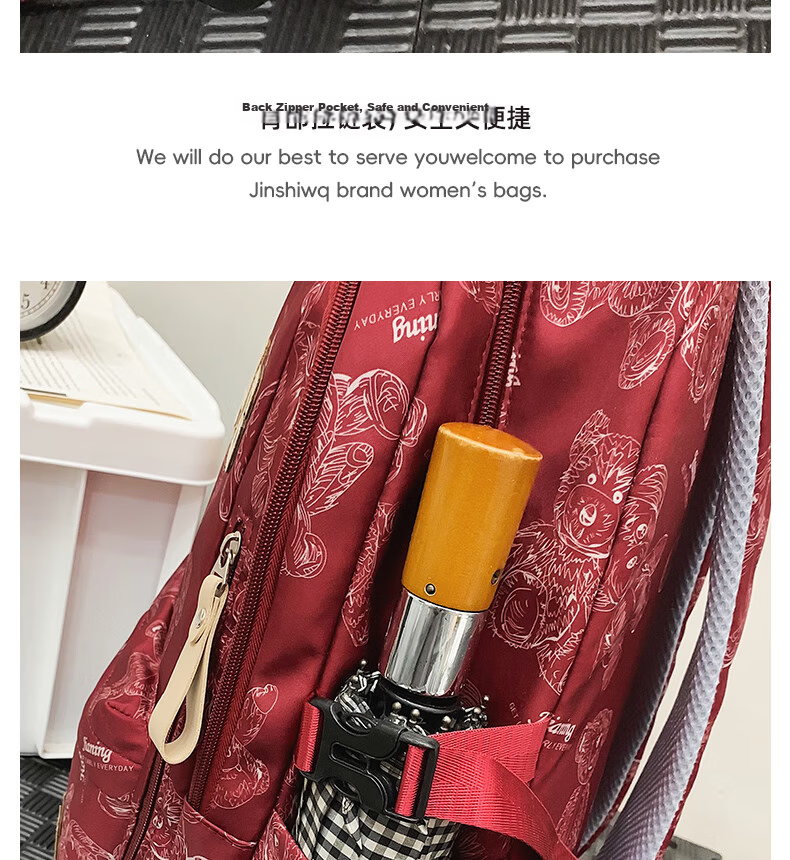 JINSHIWQ Backpack for Middle and High School Students, College Students, Boys and Girls, Large Capacity, Grades 3-6, Ergonomic Spine Protection Shoulder Bag 18