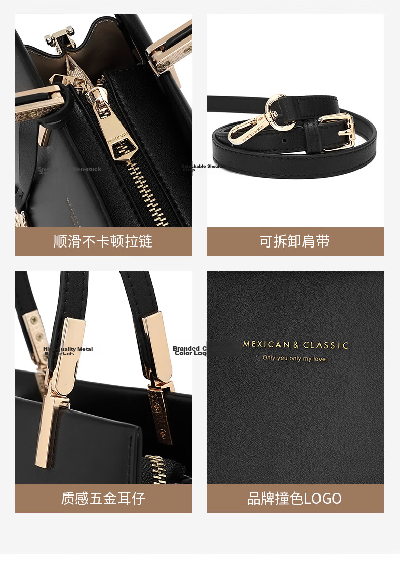 MEXICAN Women's Leather Handbag 2026 New Luxury Shoulder Crossbody Bag Birthday Gift for Girlfriend Wife 7