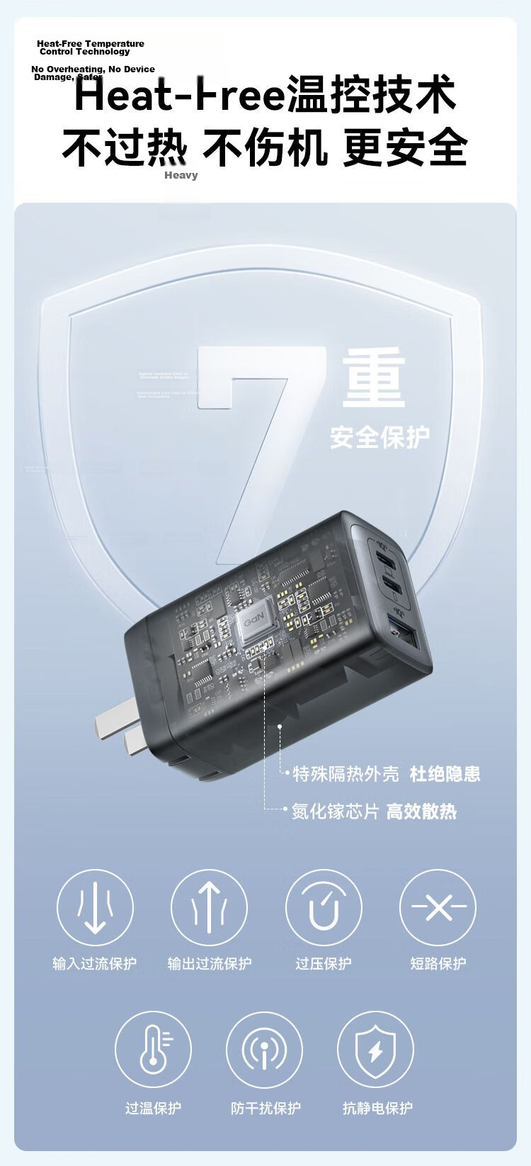 ANKER 65W GaN Charger Set Type-C PD 45W Fast Charging for Apple iPhone 17 MacBook Laptop with Data Cable Black 11