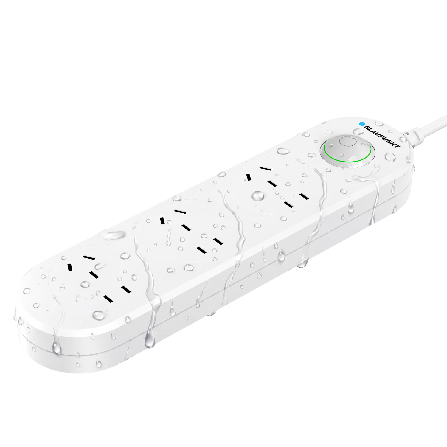 BLAUPUNKT Waterproof Power Strip/Socket/New National Standard IP55 Anti-Electric Shock Extension Cord Bathroom Outdoor Sunproof and Rainproof 1.8m Cable