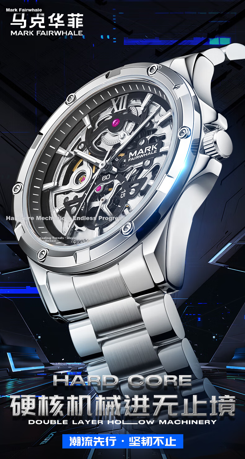MARK FAIRWHALE Explorer Men's Top Ten Famous Watch Automatic Mechanical Watch for Men 2026 New Model Wristwatch Birthday Gift for Boyfriend 1