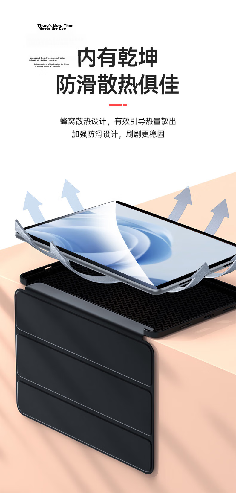 CangHua Compatible with OPPO Pad4Pro Case, 13.2-Inch 2025 Model OnePlus Tablet 2Pro Protective Cover, OPPO Tablet Full Protection Ultra-Thin Tri-Fold Stand Case 7