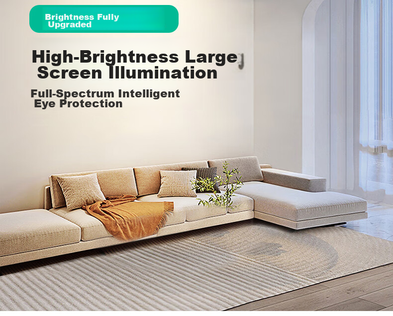 MICOE Full-Spectrum Eye-Protecting Ceiling Light for Living Room, Dining Room And Bedroom, Simple And Elegant Zhongshan Lighting Moon Series 2