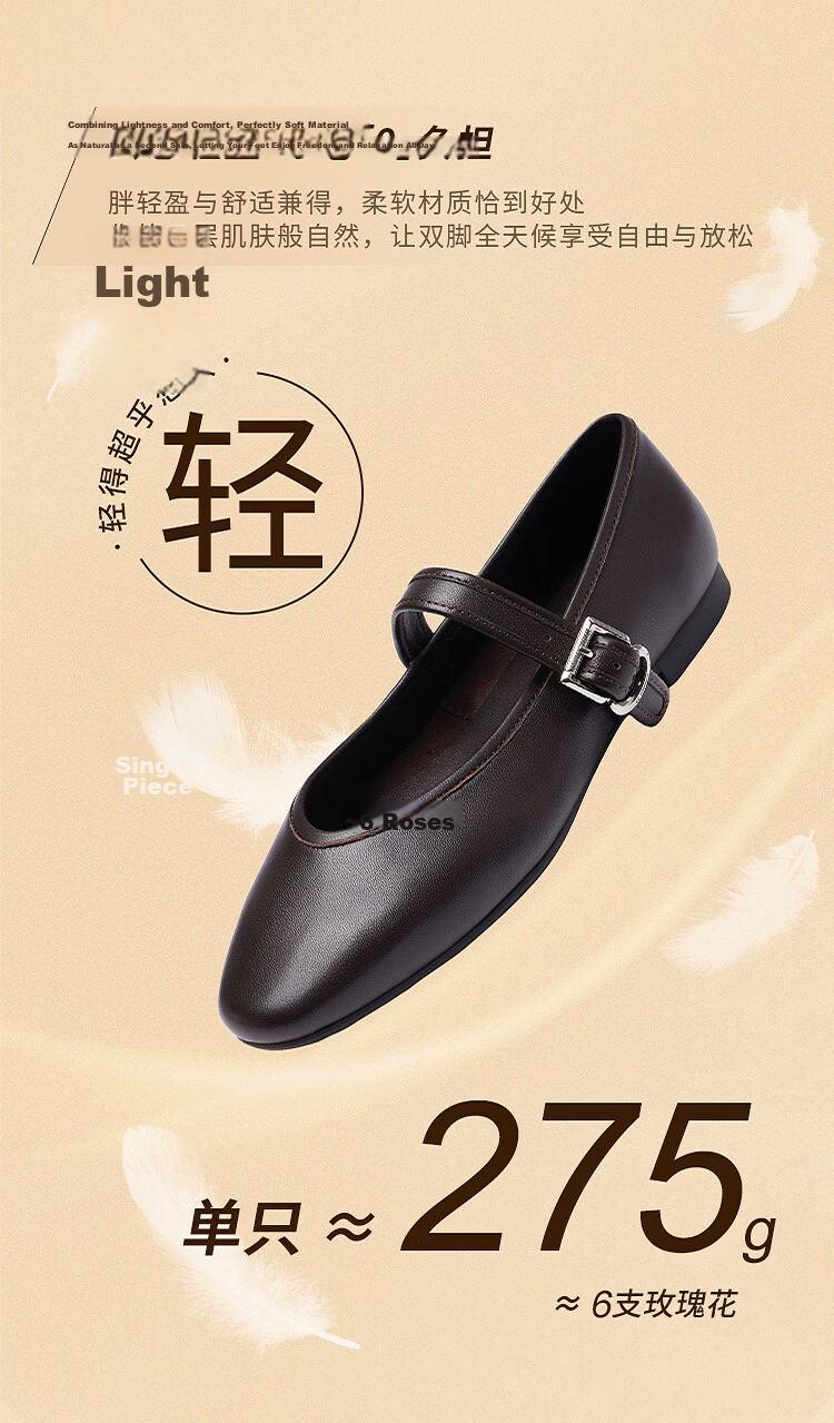 Le Saunda 2026 New Cloud Mary Jane Solid Color Sheepskin Flats, Women's Ballet Shoes 14201, Jade Green LGS, Size 36 6