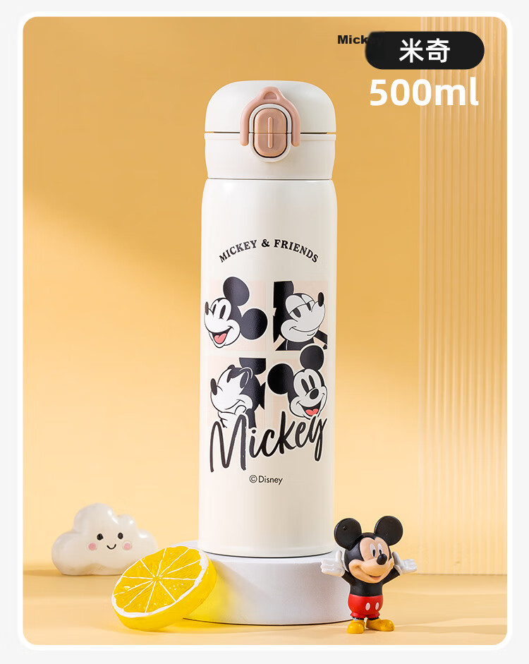 Disney Kids Stainless Steel Insulated Water Bottle for Boys 500ML Double Spout Thermos Cup 13