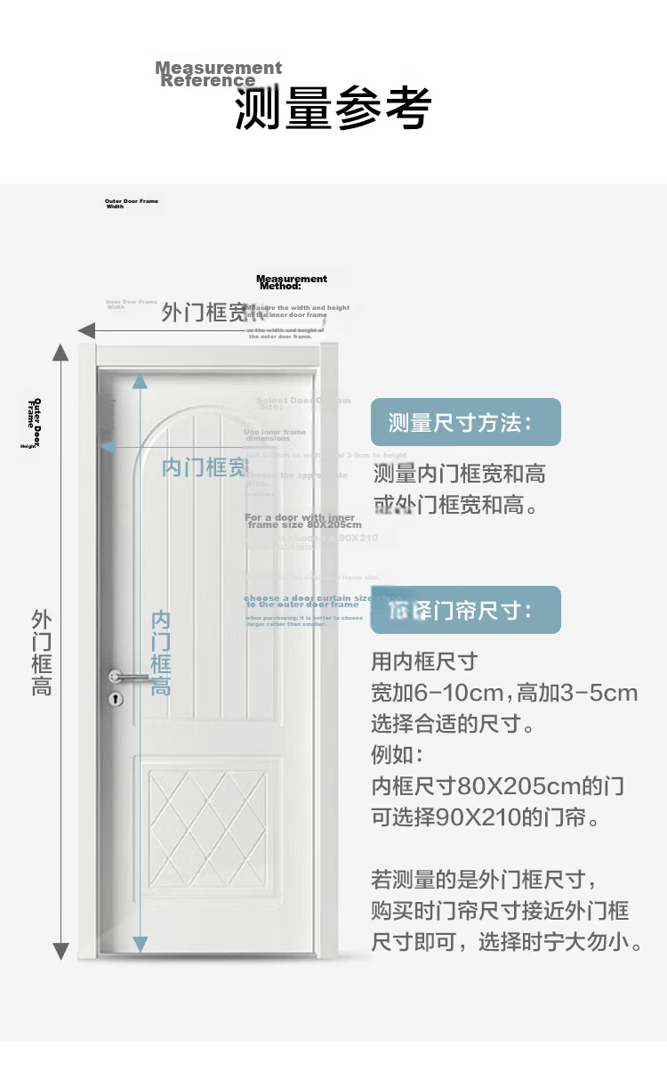 JD Original Magnetic Mesh Mosquito Door Curtain, No Drilling Required, Bedroom Screen with Full Magnetic Panels, Gray, 90*200cm 22