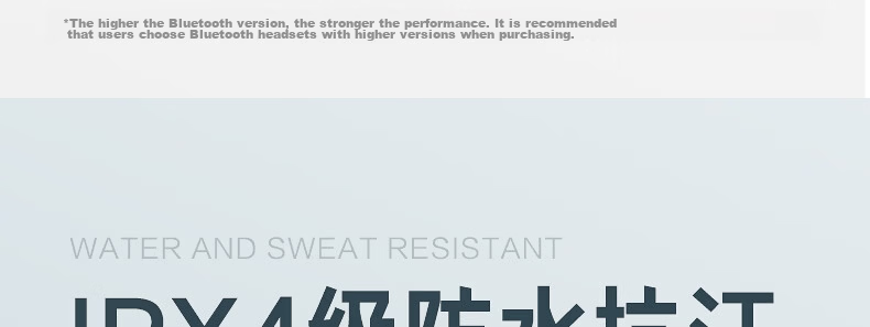 IKF W1S Neckband Bluetooth Earphones, Semi-In Wireless Sports Headphones, Low Latency, High Sound Quality, Long Battery Life, Waterproof And Sweat-Resistant, Suitable for Phones And Computers, Sky Blue 64