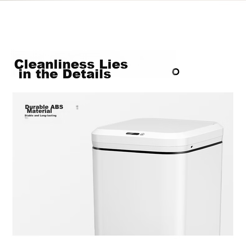 Wuyuehua Smart Sensor Trash Can, 13L Capacity, for Bathroom, Living Room, Kitchen, Large Rechargeable Version for Home Use 18