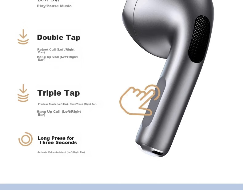 Latuo Bluetooth Earphones Compatible with Apple iPhone 2026 Latest In-Ear Wireless Earbuds Long Battery Life Non-Bone Conduction 16