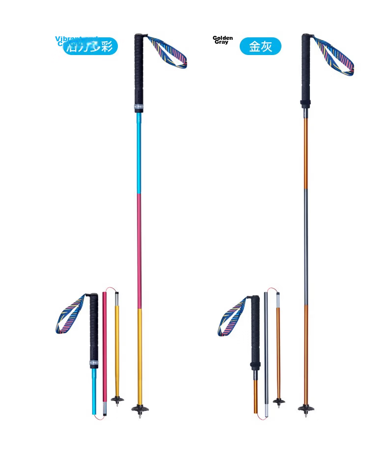 AONIJIE AONIJIE Telescopic Trekking Pole, Ultra-Light Outdoor Hiking And Cross-Country Non-Carbon Fiber Portable Adjustable Climbing Stick 10
