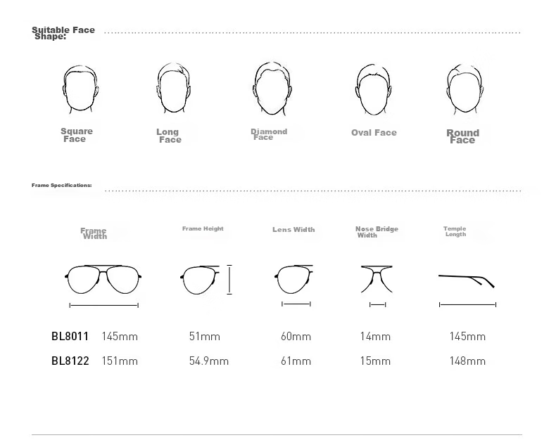 BOLON Sunglasses, Polarized Driving Fishing Sun Protection Glasses for Men, Toad-Shaped Sunglasses, Gift for Boyfriend, Trendy BL8122C12 7