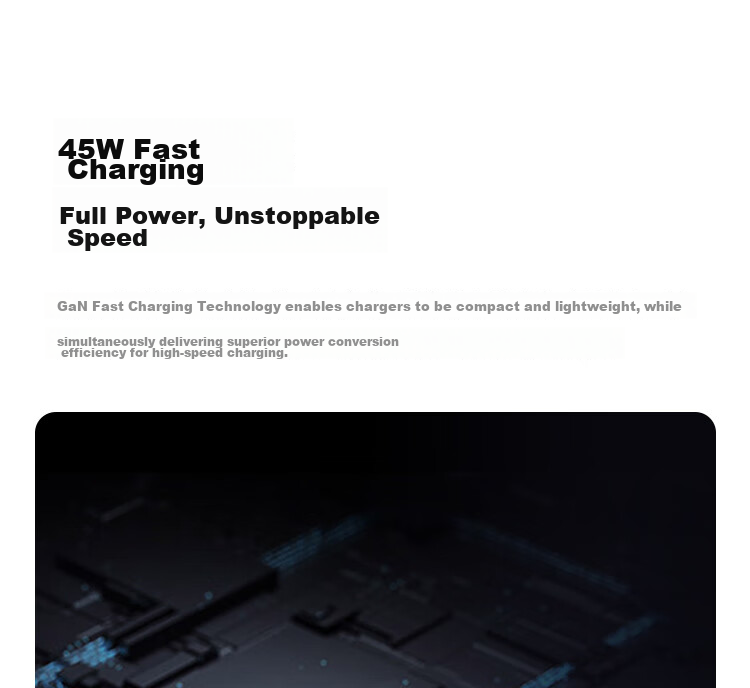MI 45W GaN Little Pudding Charger Set (USB-C) Compatible with Apple/Huawei/Samsung/MI Phones, PD Protocol Supported, Gallium Nitride, Compatible with 15 Ultra 3