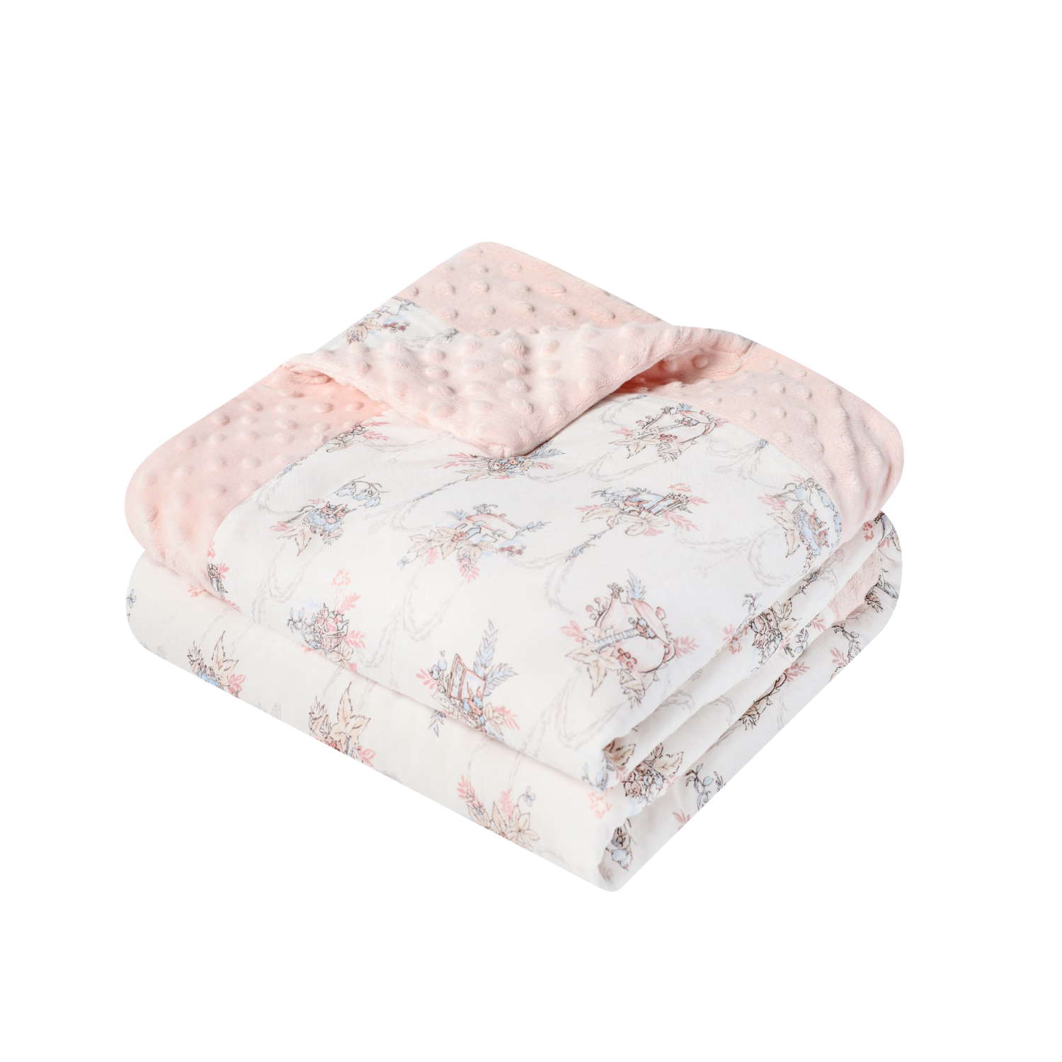 DOMIAMIA Baby Blanket Spring Summer Infant Comfort Blanket Children's Quilt Class A Double Layer 110×140