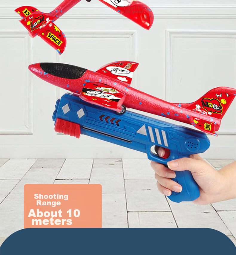 Babamama Children's Foam Glider Toy, Handheld Flying Model, Outdoor Camping Glider, for Boys Aged 3-6, New Year Gift 7