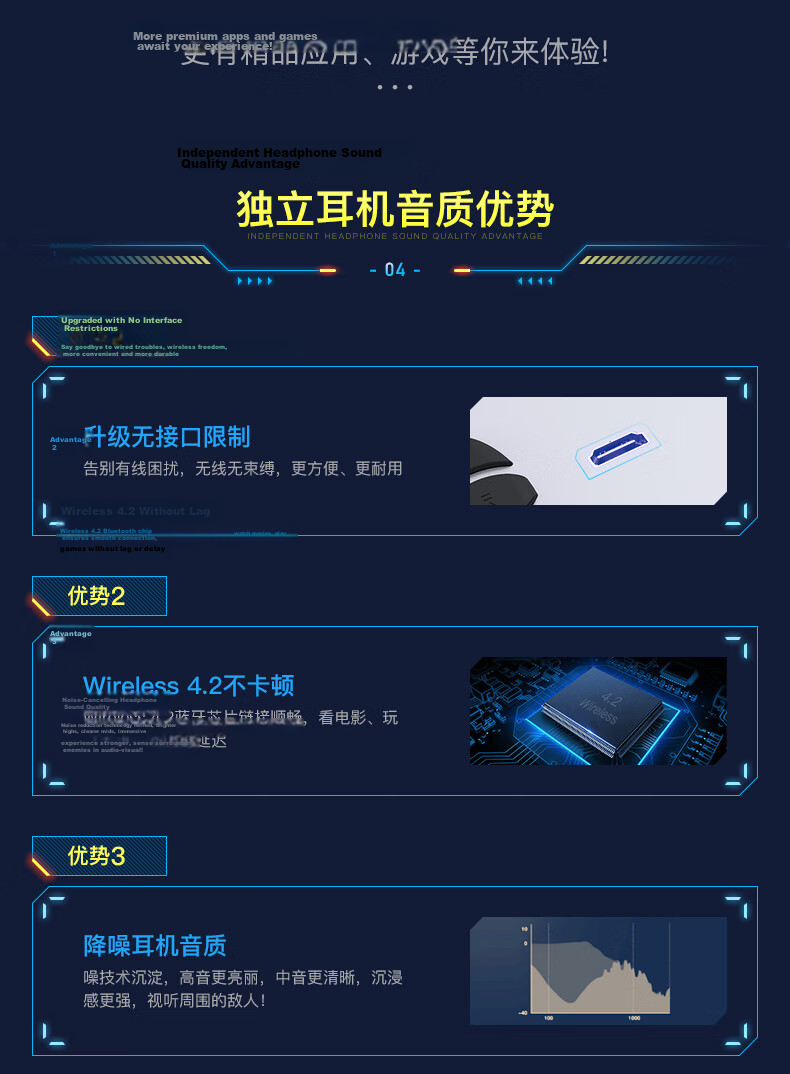 Qianhuan Magic Mirror G04BS 11th Gen VR Glasses Smart Bluetooth 3D VR Headset for Mobile Games 5