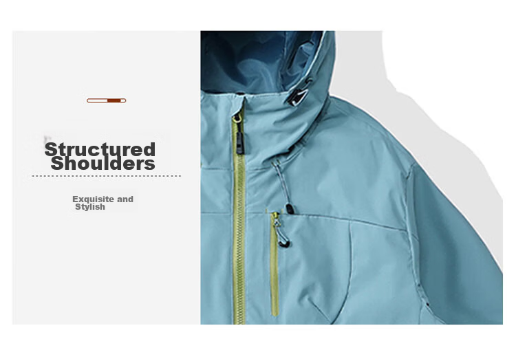 JEEP SPIRIT Unisex Outdoor Softshell Jacket Spring Windproof Hiking Coat Mustard Gray 2XL 10