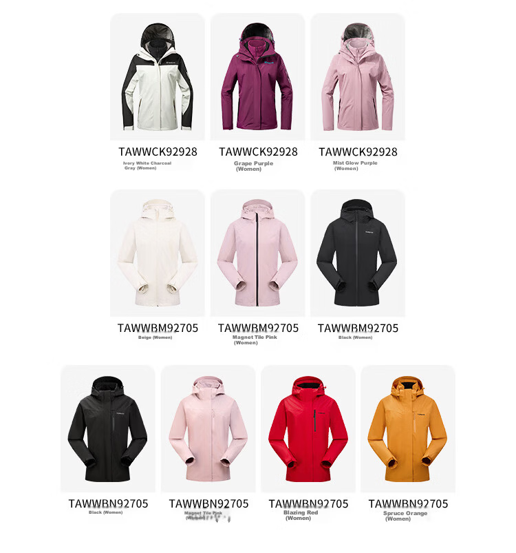 TOREAD Men's Outdoor Three-In Fleece Jacket, Detachable Two-Piece Set, Windproof, Warm Mountaineering Suit, Cold-Resistant Outerwear 16