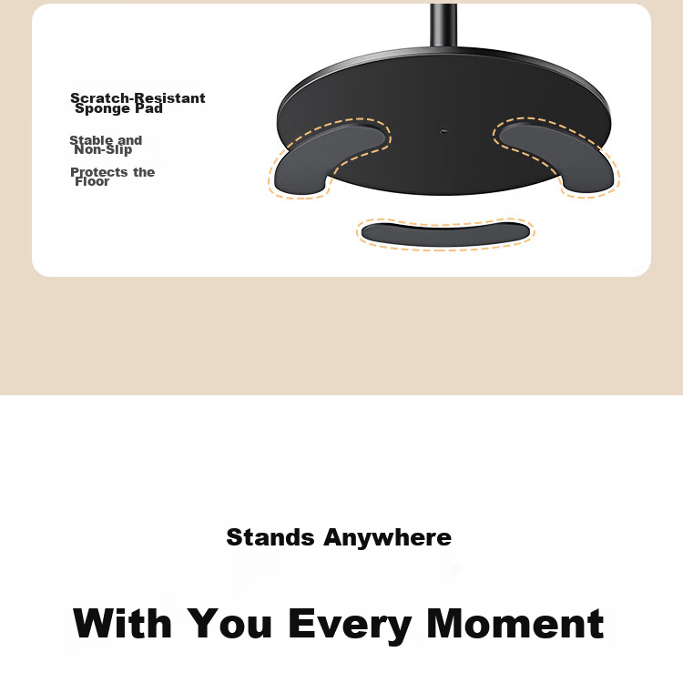 Ugreen Adjustable Tablet and Phone Stand Floor Lazy Arm Mount Telescopic Bedside Holder for iPad Live Streaming Watching Shows Online Classes 360° Rotation Shooting Support Universal 18